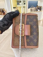 Louis Vuitton, Dauphine, Mini, Brown, Like New - Image 33