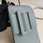 Boyy, [Boyy] Boyy Buckle Leather Cross-body Phone Case, , Blue, Like New - Image 13