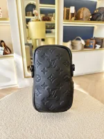 Louis Vuitton, Monogram  Shadow Phone Pouch NM, , Black, Very Very  Good - Image 7
