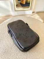 Louis Vuitton, Monogram  Shadow Phone Pouch NM, , Black, Very Very  Good - Image 12