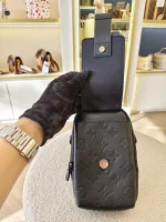 Louis Vuitton, Monogram  Shadow Phone Pouch NM, , Black, Very Very  Good - Image 19