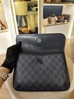 Gucci, GG Supreme Black Belt Bag, , Black, Very Very  Good - Image 17