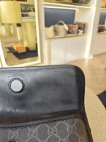 Gucci, GG Supreme Black Belt Bag, , Black, Very Very  Good - Image 19