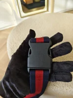 Gucci, GG Supreme Black Belt Bag, , Black, Very Very  Good - Image 26