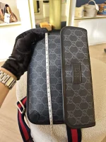 Gucci, GG Supreme Black Belt Bag, , Black, Very Very  Good - Image 30
