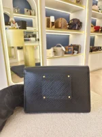 Louis Vuitton, Twist Belt Chain Wallet, , Black, Like New - Image 9