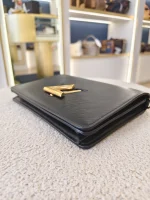 Louis Vuitton, Twist Belt Chain Wallet, , Black, Like New - Image 14