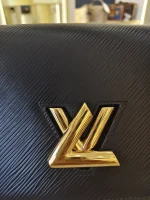 Louis Vuitton, Twist Belt Chain Wallet, , Black, Like New - Image 23