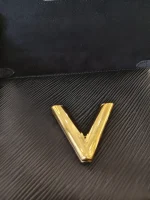 Louis Vuitton, Twist Belt Chain Wallet, , Black, Like New - Image 26