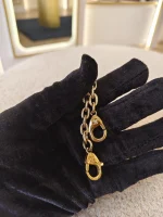 Louis Vuitton, Twist Belt Chain Wallet, , Black, Like New - Image 38