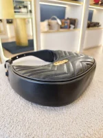 Gucci, Marmont Half-Moon Mini Bag, Mini, Black, Like New - Image 11