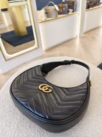 Gucci, Marmont Half-Moon Mini Bag, Mini, Black, Like New - Image 12