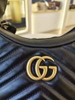 Gucci, Marmont Half-Moon Mini Bag, Mini, Black, Like New - Image 18