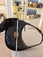 Gucci, Marmont Half-Moon Mini Bag, Mini, Black, Like New - Image 32