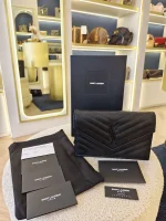 YSL, WOC,  7.5", Black, Very Very  Good - 图片 2