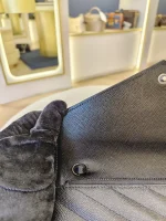 YSL, WOC,  7.5", Black, Very Very  Good - 图片 19