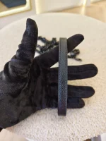 YSL, WOC,  7.5", Black, Very Very  Good - 图片 27