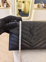 YSL, WOC,  7.5", Black, Very Very  Good - 图片 32