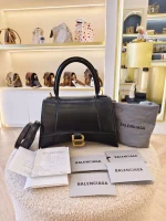 Balenciaga, Hourglass Bag, Small, Black, Very Very  Good - Image 2