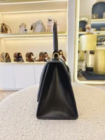 Balenciaga, Hourglass Bag, Small, Black, Very Very  Good - Image 9