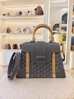 Goyard, Saigon PM Top-Handle Bag, PM, Gray, Like New - Image 3