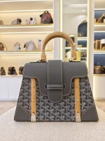 Goyard, Saigon PM Top-Handle Bag, PM, Gray, Like New - Image 4