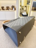 Goyard, Saigon PM Top-Handle Bag, PM, Gray, Like New - Image 17