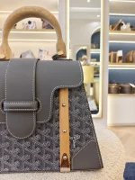 Goyard, Saigon PM Top-Handle Bag, PM, Gray, Like New - Image 20