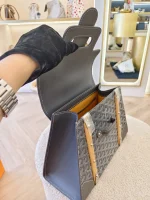 Goyard, Saigon PM Top-Handle Bag, PM, Gray, Like New - Image 31