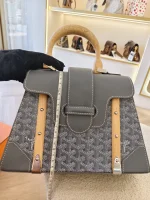 Goyard, Saigon PM Top-Handle Bag, PM, Gray, Like New - Image 45