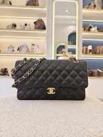 Chanel, Classic Medium Double Flap Bag, 10", Black, Very Like New - Image 5