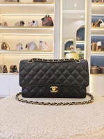 Chanel, Classic Medium Double Flap Bag, 10", Black, Very Like New - Image 6