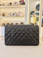 Chanel, Classic Medium Double Flap Bag, 10", Black, Very Like New - Image 8