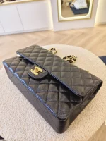 Chanel, Classic Medium Double Flap Bag, 10", Black, Very Like New - Image 13