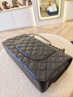 Chanel, Classic Medium Double Flap Bag, 10", Black, Very Like New - Image 18