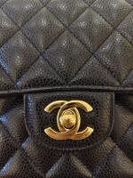 Chanel, Classic Medium Double Flap Bag, 10", Black, Very Like New - Image 24