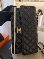Chanel, Classic Medium Double Flap Bag, 10", Black, Very Like New - Image 42