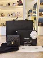Chanel, Small Classic Trifold Wallet, , Black, Very Very  Good - 图片 2