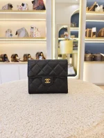 Chanel, Small Classic Trifold Wallet, , Black, Very Very  Good - 图片 3
