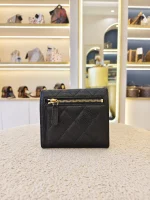 Chanel, Small Classic Trifold Wallet, , Black, Very Very  Good - 图片 4