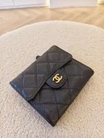 Chanel, Small Classic Trifold Wallet, , Black, Very Very  Good - 图片 8