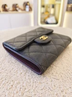 Chanel, Small Classic Trifold Wallet, , Black, Very Very  Good - 图片 9