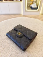 Chanel, Small Classic Trifold Wallet, , Black, Very Very  Good - 图片 10
