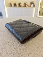 Chanel, Small Classic Trifold Wallet, , Black, Very Very  Good - 图片 15