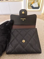 Chanel, Small Classic Trifold Wallet, , Black, Very Very  Good - 图片 16