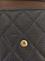 Chanel, Small Classic Trifold Wallet, , Black, Very Very  Good - 图片 17