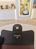 Chanel, Small Classic Trifold Wallet, , Black, Very Very  Good - 图片 18