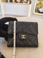 Chanel, Small Classic Trifold Wallet, , Black, Very Very  Good - 图片 27