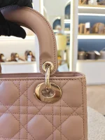 Dior, Lady Dior Small, Small, Pink, Like New - Image 11