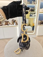 Dior, Saddle Bag, Medium, Blue, Very Very  Good - Image 6
